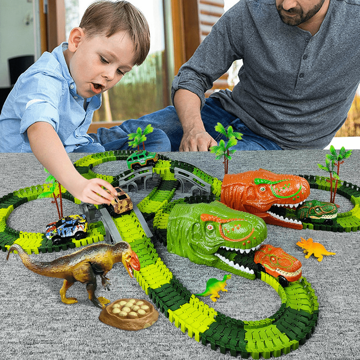 DINOTRACK Schnellzug – Dinosaurier-Zugabenteuer Für Kreatives Spielen