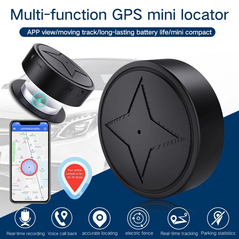 Intelligenter GPS-Ortungsgerät – Kompakter GPS-Ortungsgerät Mit Echtzeit-Ortung Und Magnet Für Wertsachen, Haustiere Und Fahrzeuge