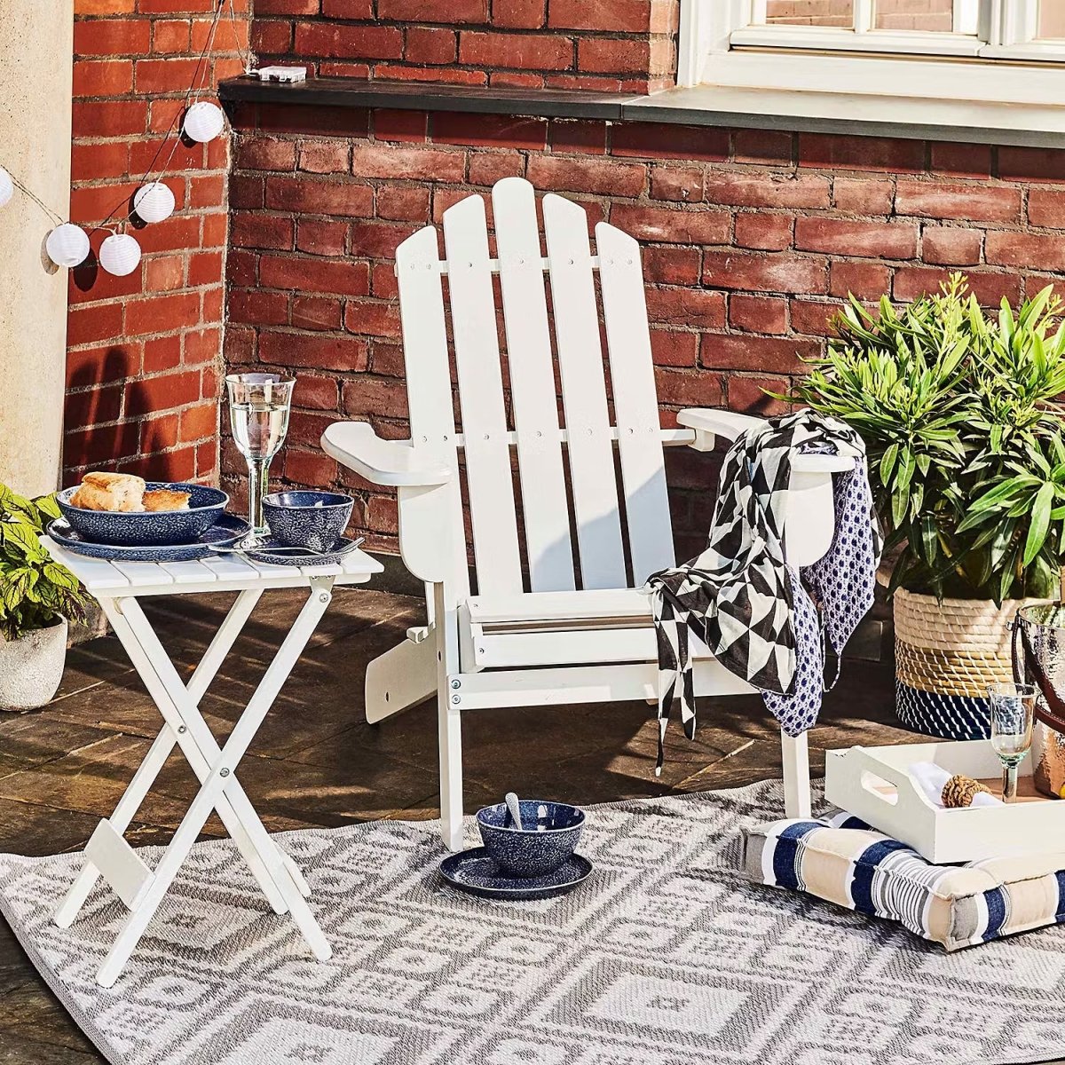 COLOUR CLASH In-/Outdoorteppich Ethno