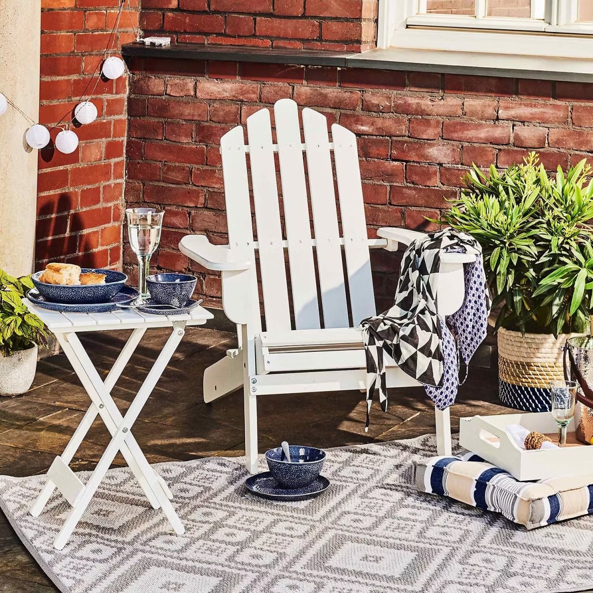 COLOUR CLASH In-/Outdoorteppich Ethno