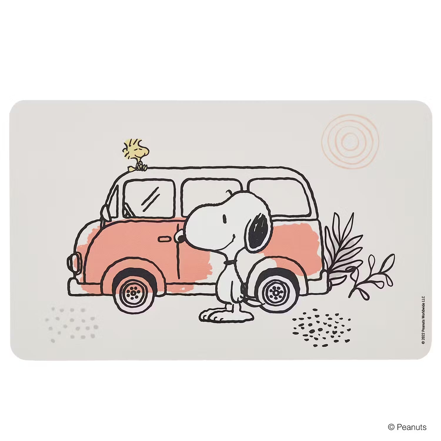 PEANUTS Frühstücksbrettchen Snoopy Bus