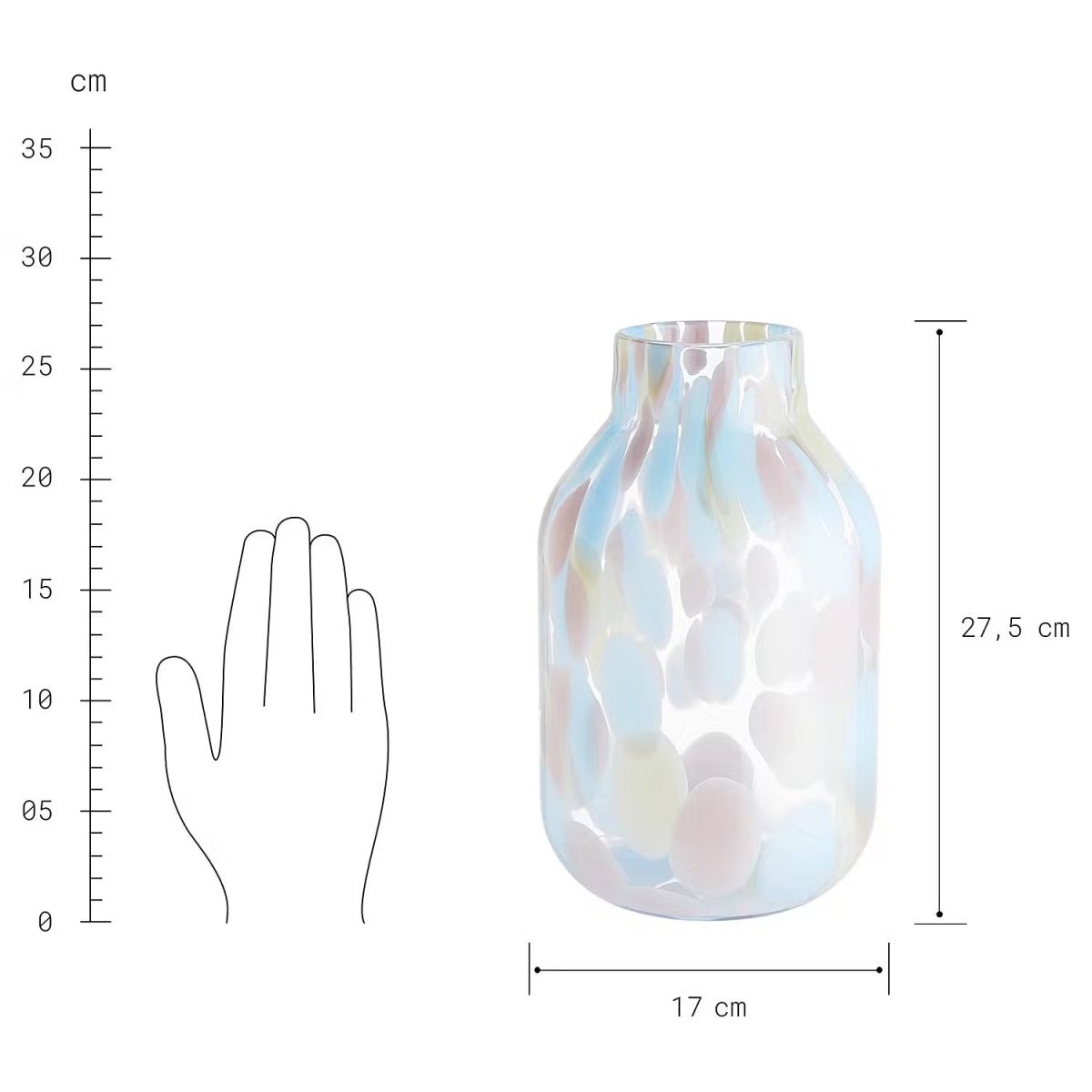 CONFETTI Vase