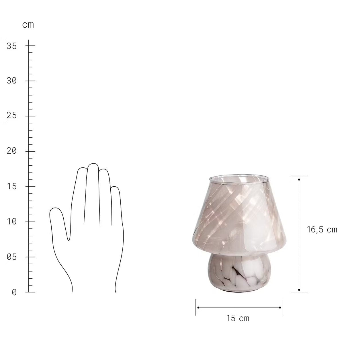 MISS MARBLE LED-Leuchte