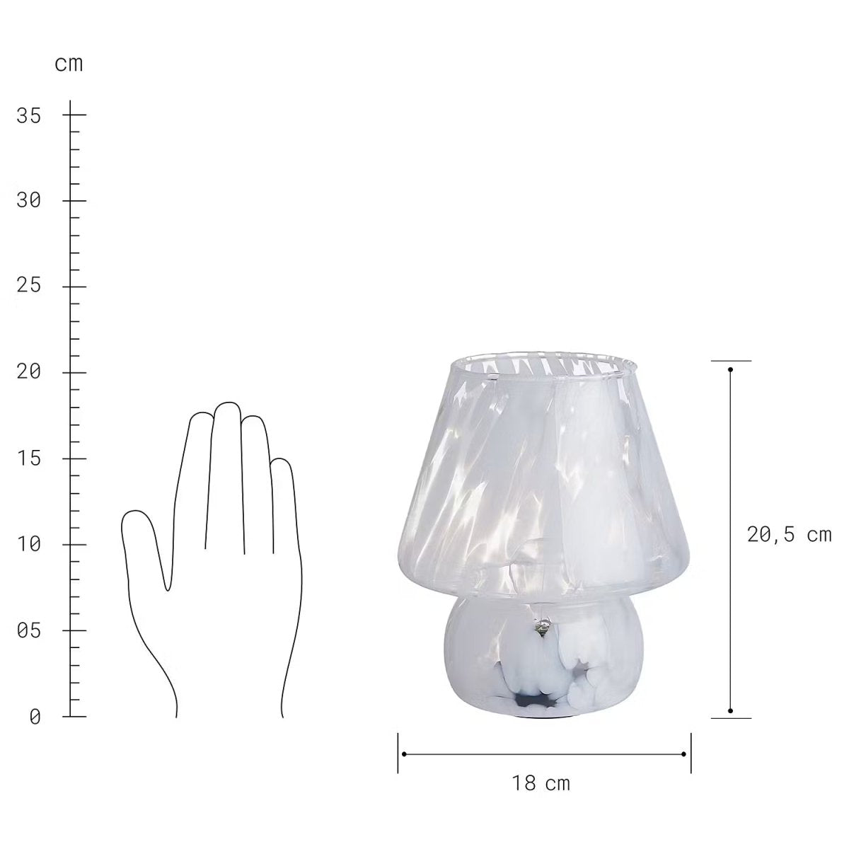 MISS MARBLE LED-Leuchte