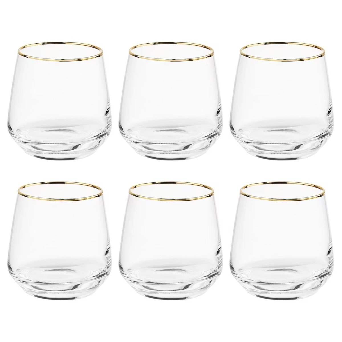 TOUCH OF GOLD Wasserglas 6er-Set