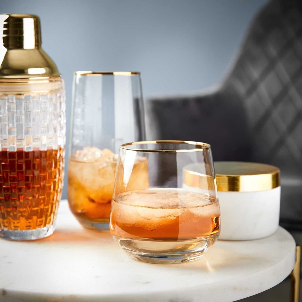 TOUCH OF GOLD Wasserglas 6er-Set