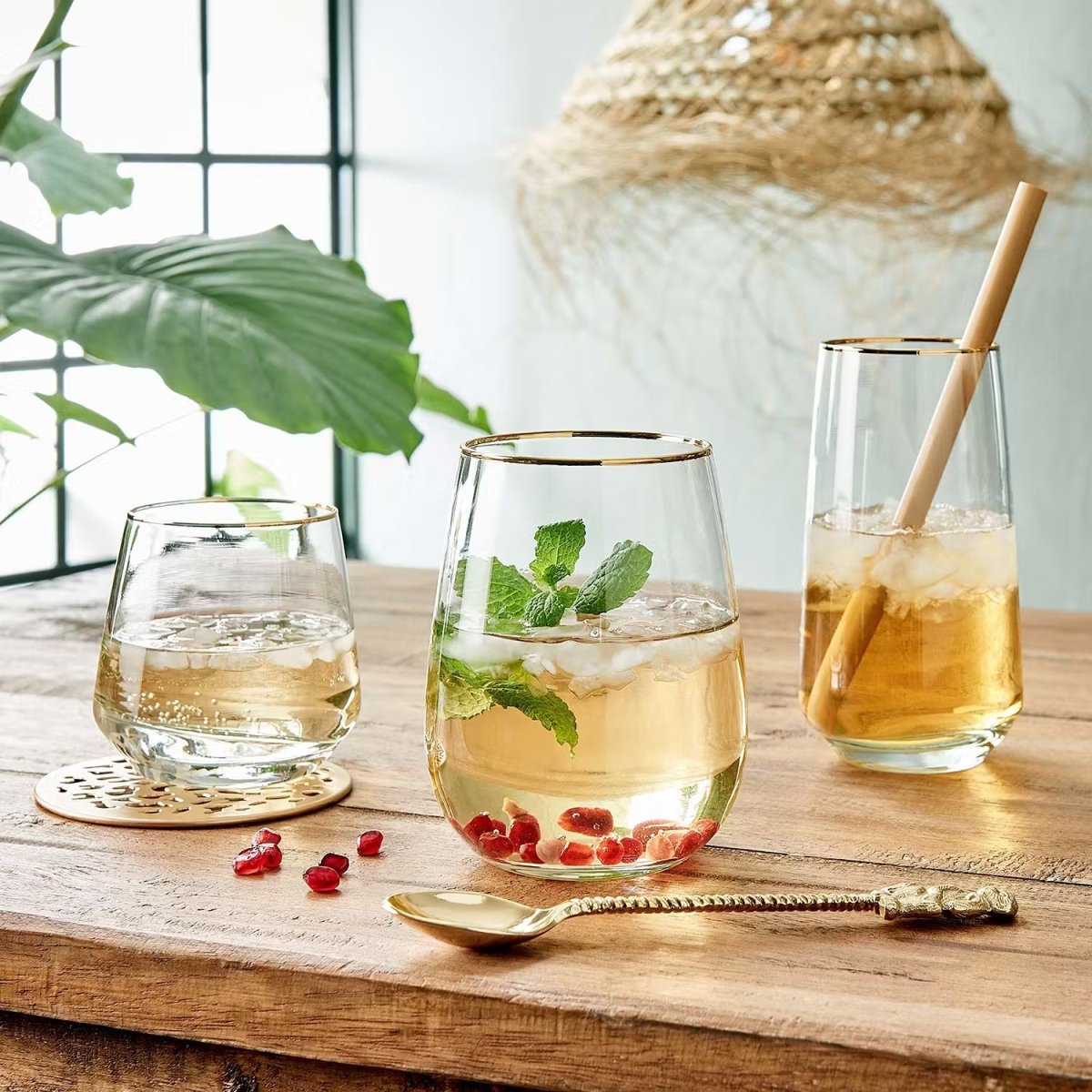 TOUCH OF GOLD Wasserglas 6er-Set