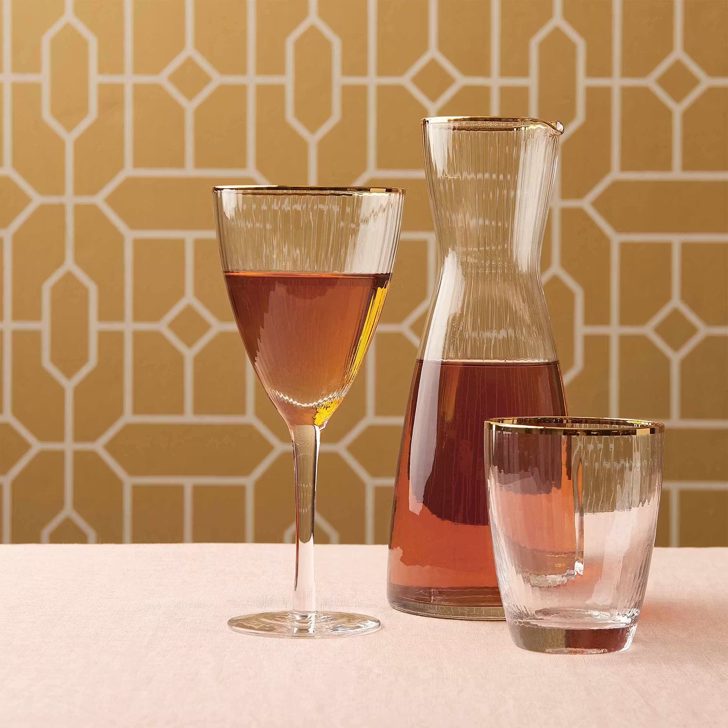 GOLDEN TWENTIES Wasserglas 4er-Set