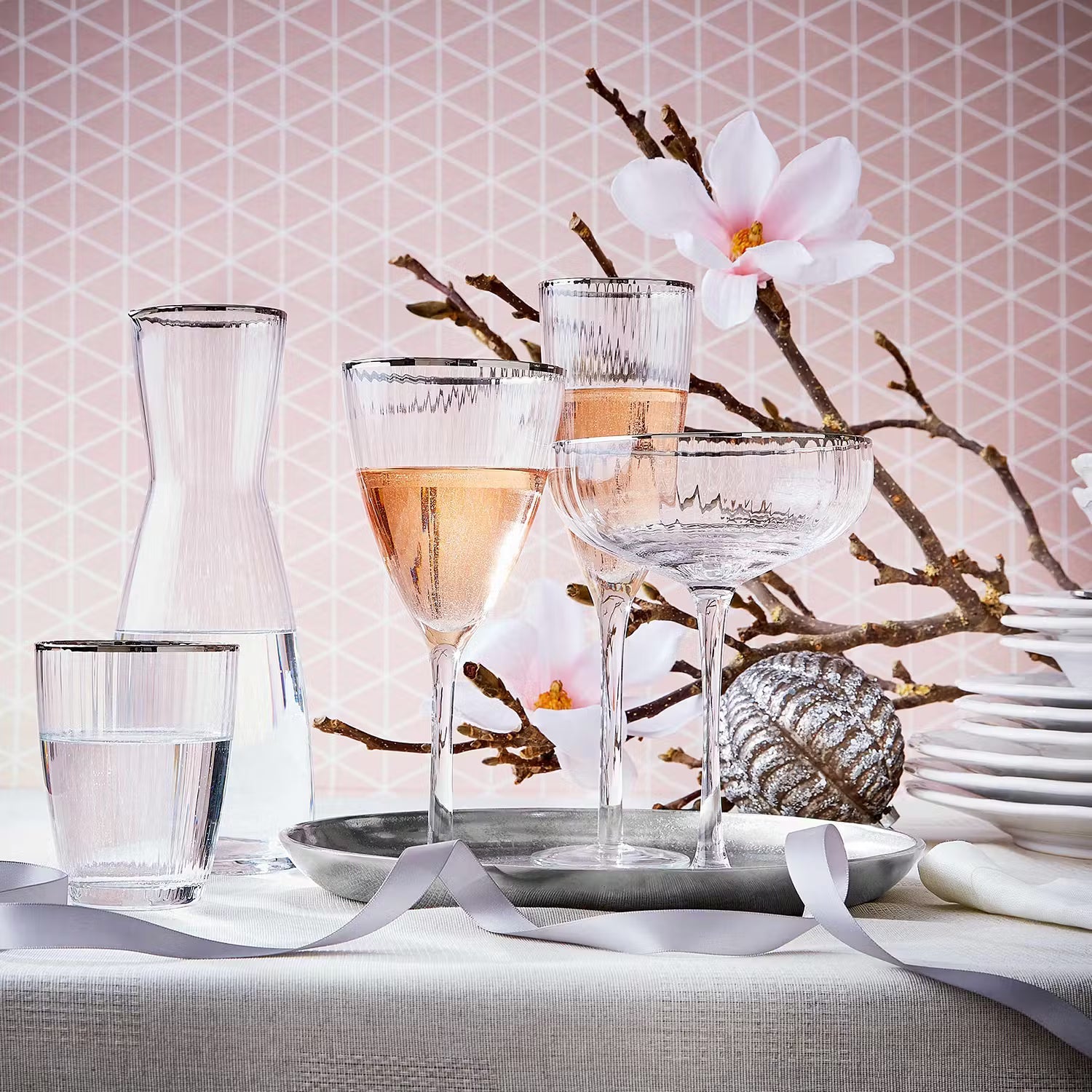 GOLDEN TWENTIES Wasserglas 4er-Set