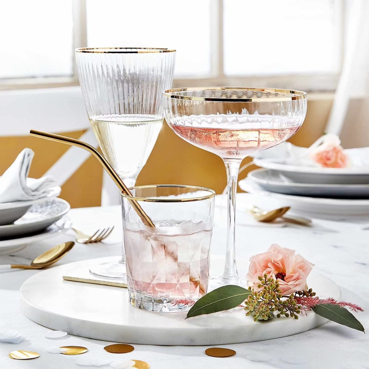 GOLDEN TWENTIES Champagnerschale 4er-Set