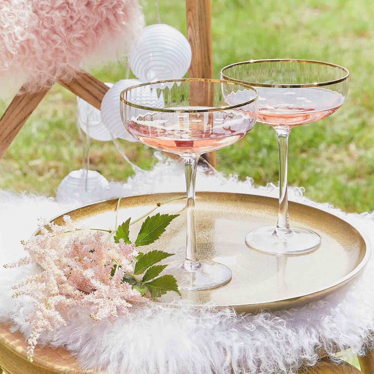 GOLDEN TWENTIES Champagnerschale 4er-Set