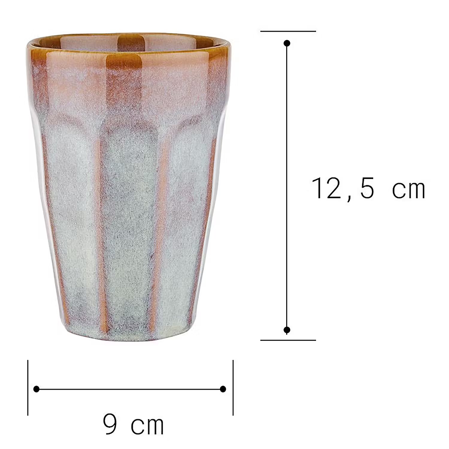 BERGAMO Latte Macchiato Tasse 6er-Set