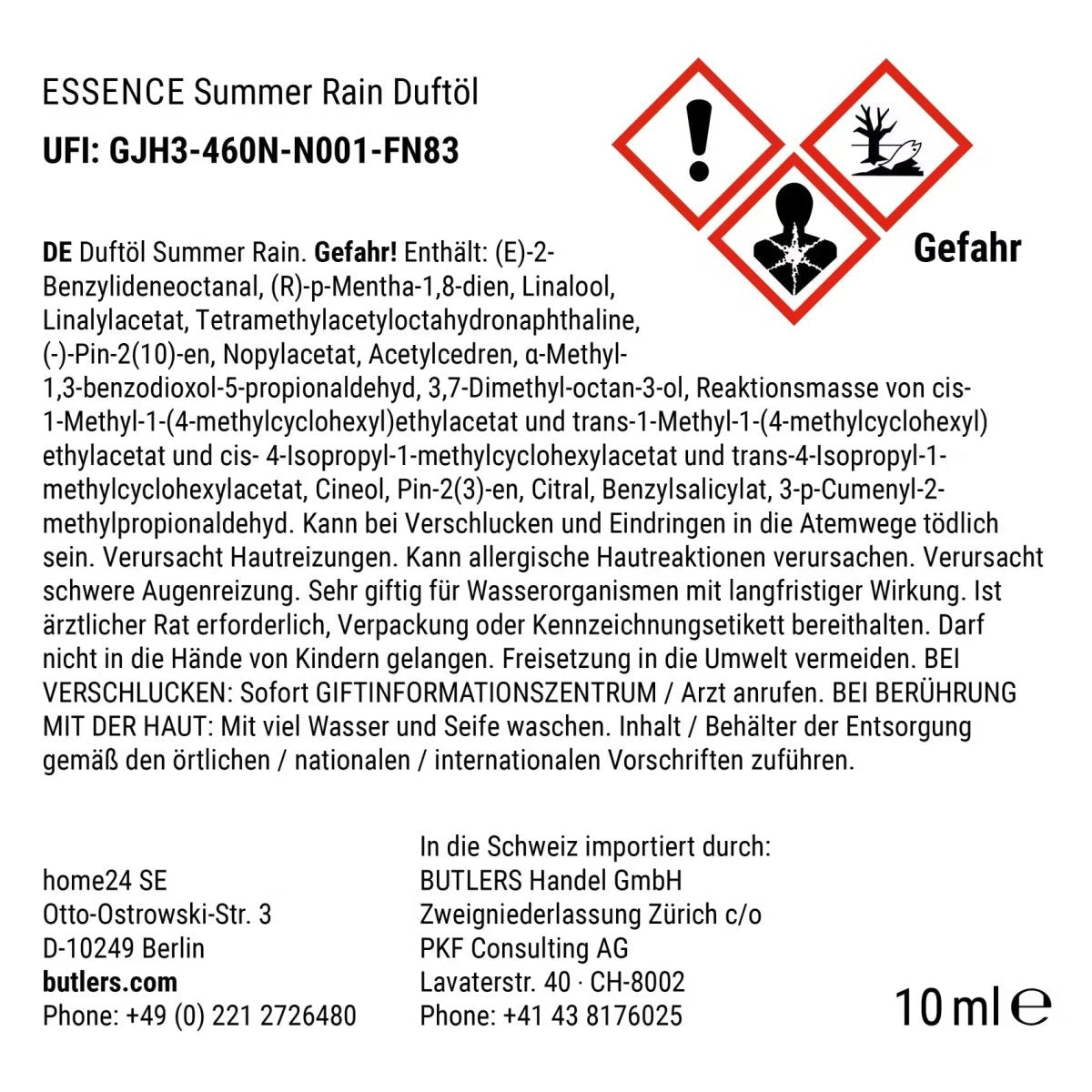 ESSENCE Duftöl Summer Rain