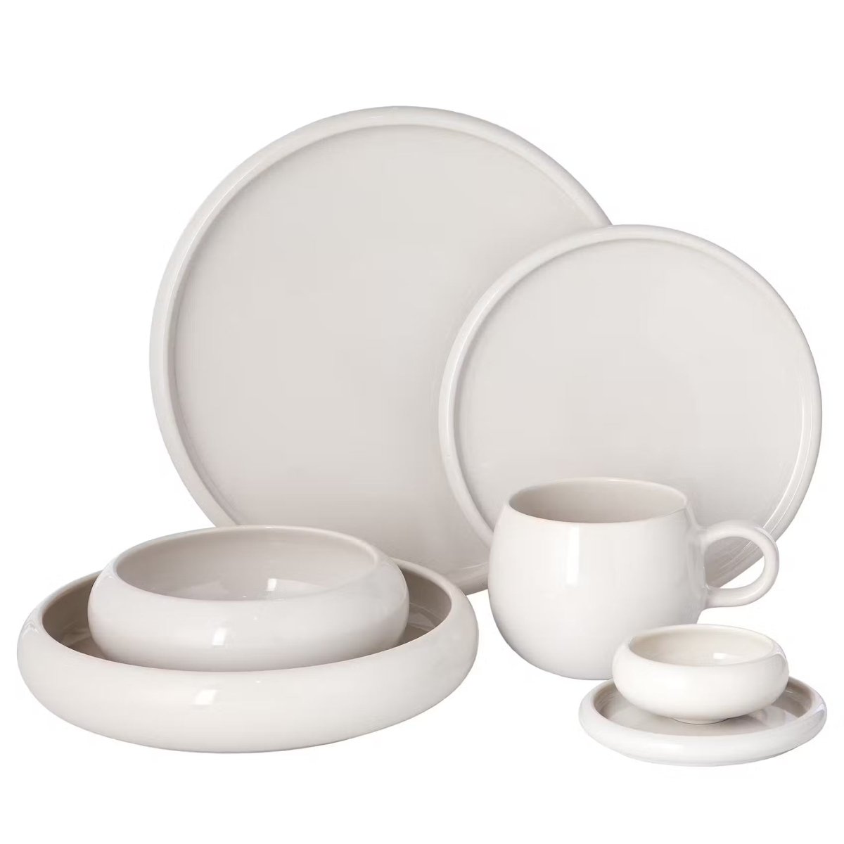 Frühstücksteller BOOGY 4er-Set