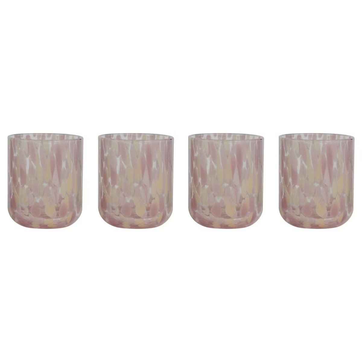 CONFETTI Trinkglas 4er-Set