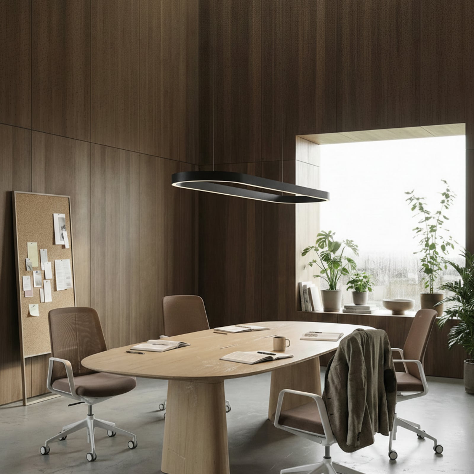 Lucande Smart LED hanglamp Melinay, zwart, CCT, Tuya