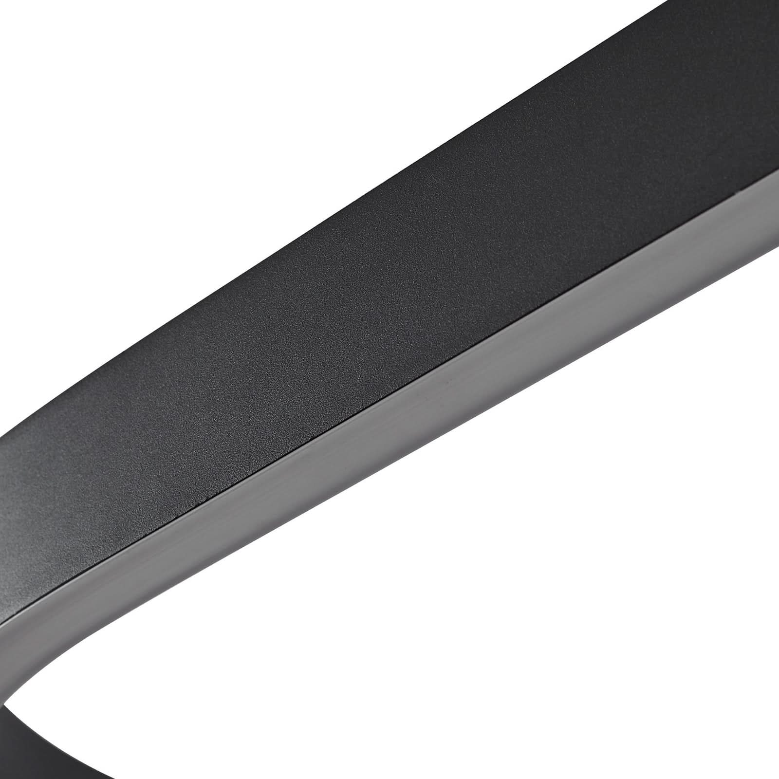 Lucande Smart LED hanglamp Melinay, zwart, CCT, Tuya