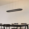 Lucande Smart LED hanglamp Melinay, zwart, CCT, Tuya