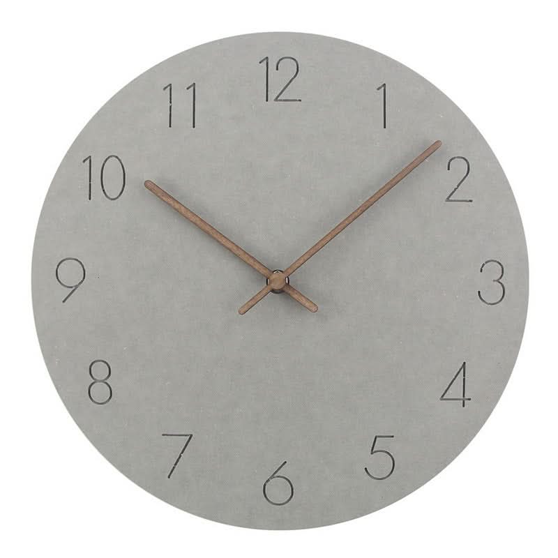NordWhisper Wand Uhr – Geräuschlose Wanduhr im Nordischen Design