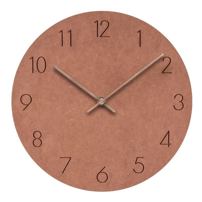 NordWhisper Wand Uhr – Geräuschlose Wanduhr im Nordischen Design