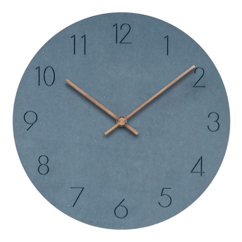 NordWhisper Wand Uhr – Geräuschlose Wanduhr im Nordischen Design