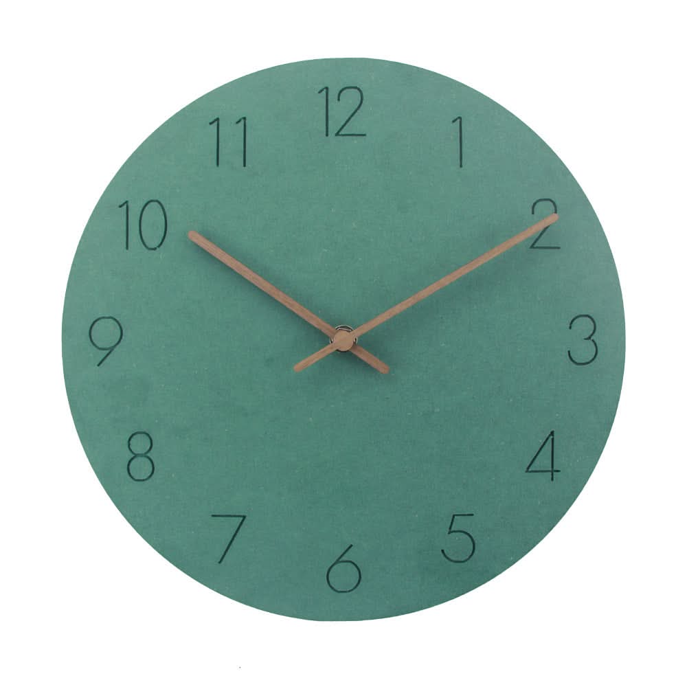 NordWhisper Wand Uhr – Geräuschlose Wanduhr im Nordischen Design