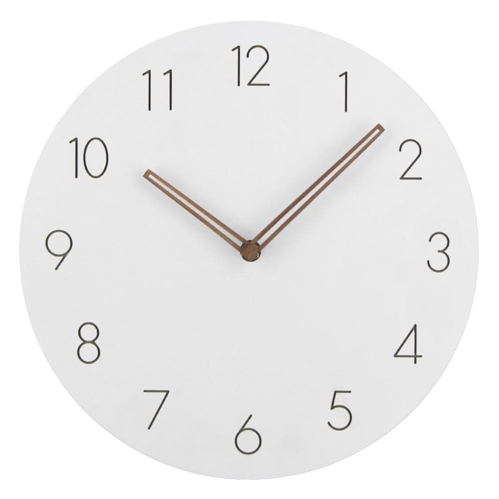 NordWhisper Wand Uhr – Geräuschlose Wanduhr im Nordischen Design