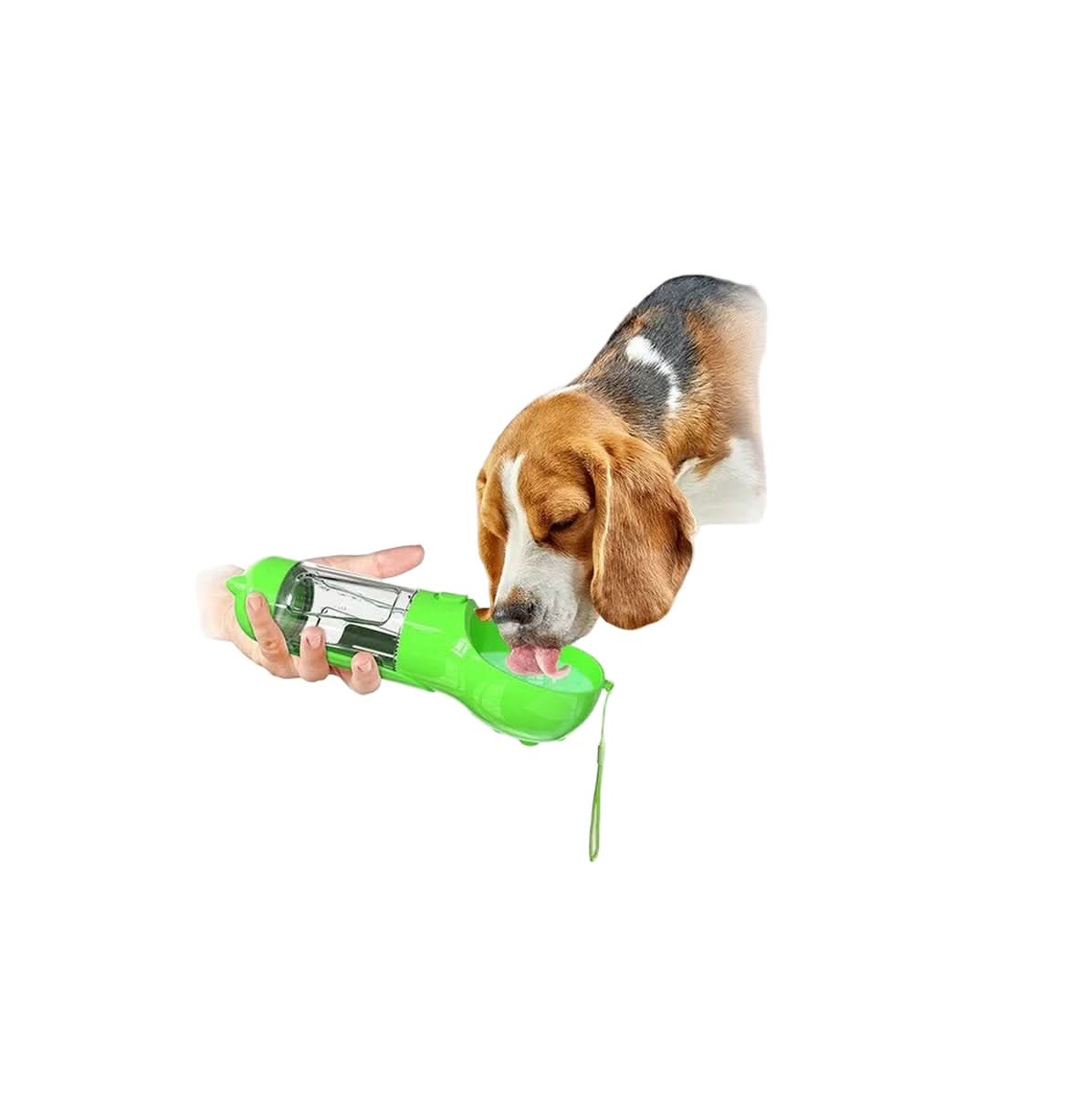 Snackfreund Profi – 2-In-1 Wasser- & Futterflasche Mit Kotbeutelhalter