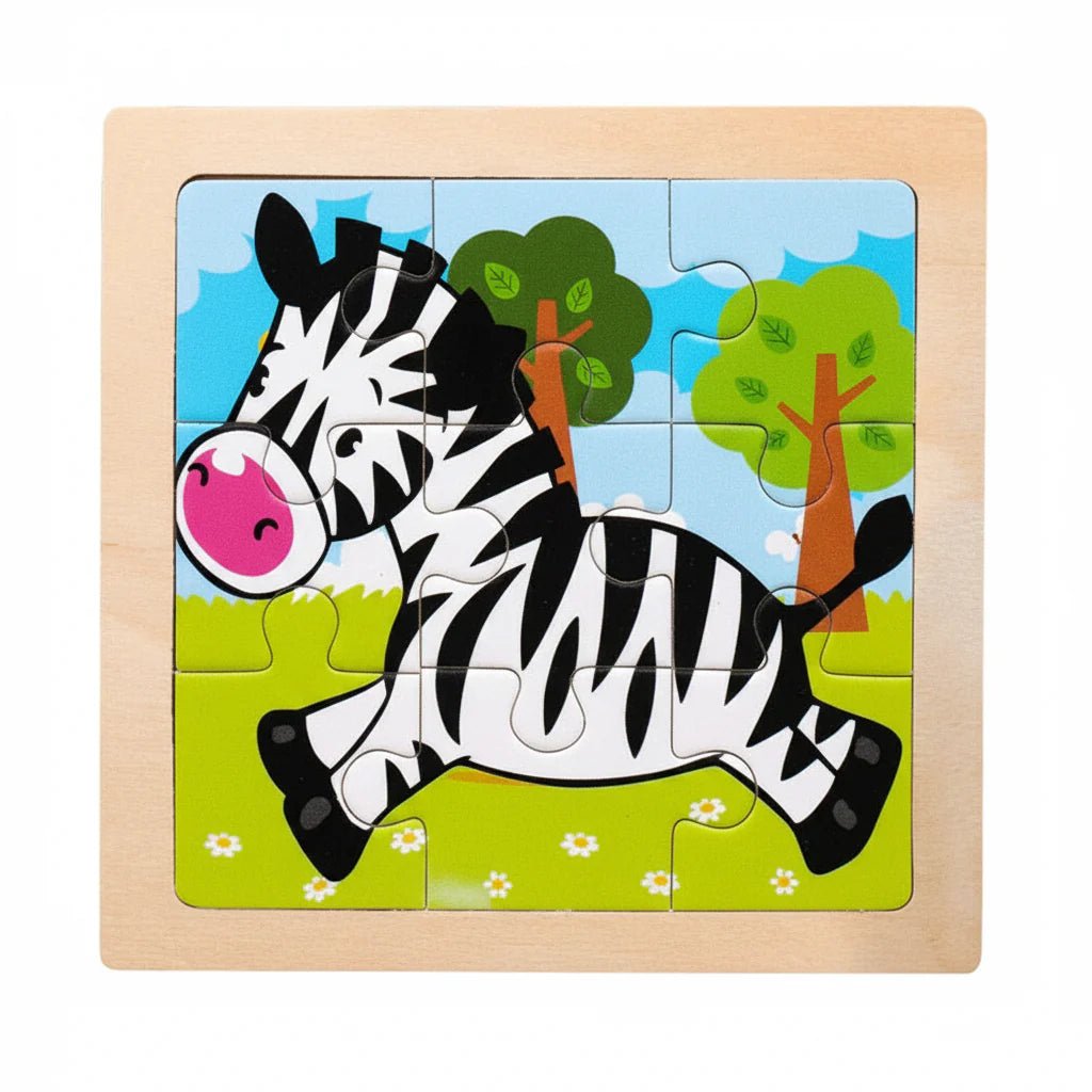 KIDDOCLIX – Montessori-Holzpuzzle für frühe Logik-, Motorik- & Lernförderung