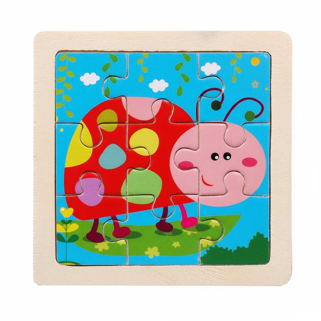 KIDDOCLIX – Montessori-Holzpuzzle für frühe Logik-, Motorik- & Lernförderung