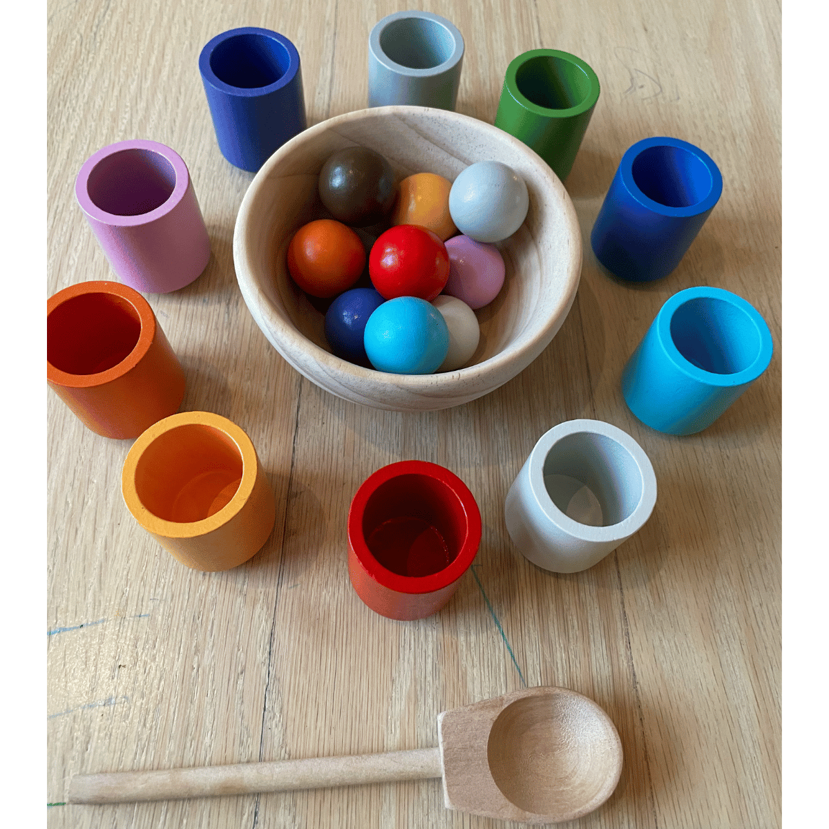 TinkerTots Labor – Farbenfrohes Montessori-Lernspiel Für Kreative Kinder