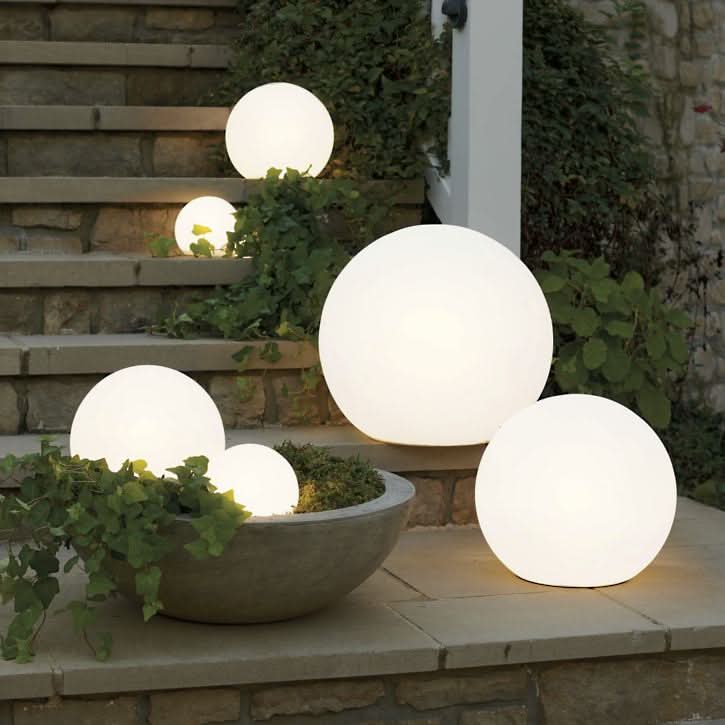 VEYRA Außenleuchte Für Garten Und Balkon Und Terrasse Mit Wetterfestem Licht