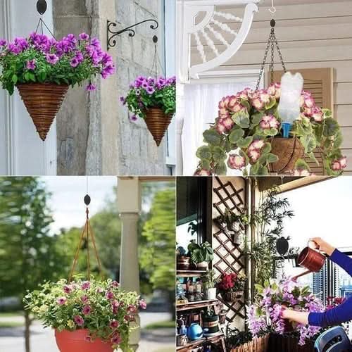 GardenLift Aufhängesystem – Höhenverstellbar & stabil für Pflanzen & Vogelhäuser-2