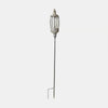 LAGIA Wiederaufladbare LED-Laterne – Vintage Gartenlaterne mit Erdspieß und USB-C-Ladung