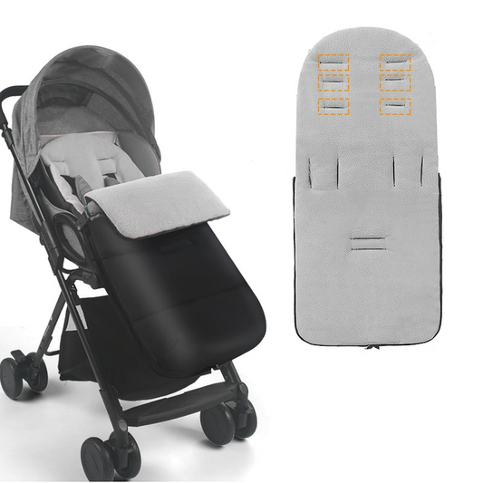 Universal-Kinderwagenschlafsack - warmer Fußsack mit Fleece