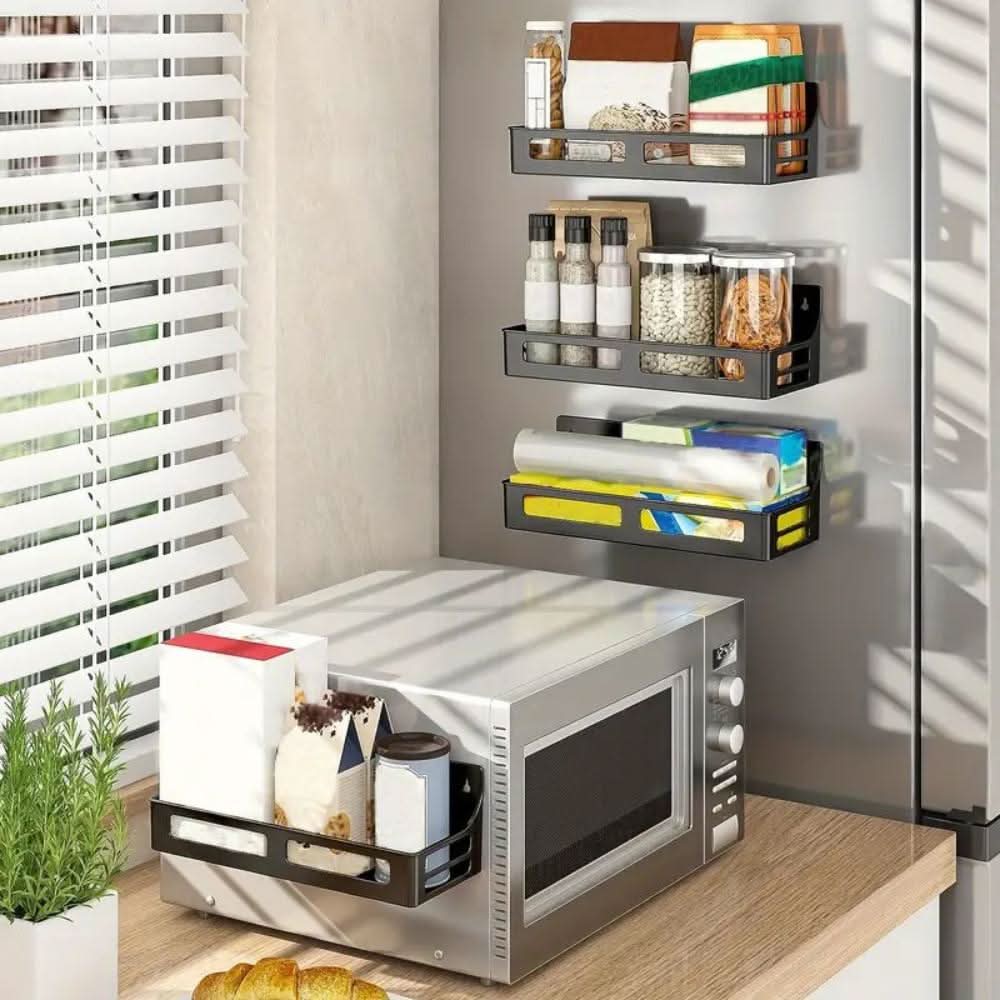 Gewürzmagnet – Platzsparender Magnetischer Regalorganisator