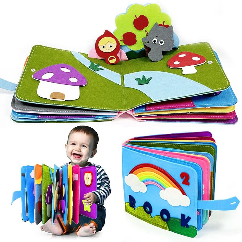 CurioSense Baby Brett – Sensorisches Montessori-Spielbrett Für Frühe Entwicklung