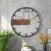 Horium Uhr Große Runde Metall Wanduhr Für Modernes Interieur Mit Eleganter Berührung