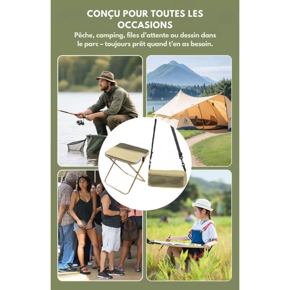 2-in-1 SitzPack – Faltbarer Freiluft-Rucksack mit integriertem Sitz & Wasserdichte Fläche