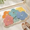 FlorSoft - Zusätzlich Absorbierende Badmatte Mit Blumenmuster