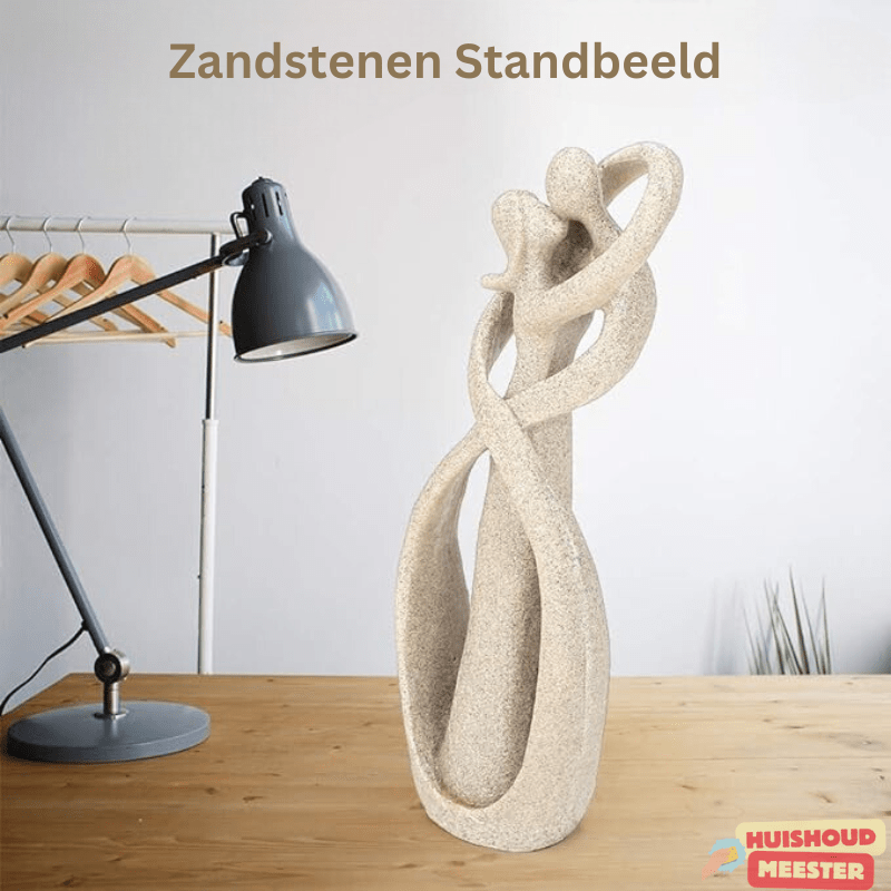 Armonia Umarmung – Symbolische Deko-Skulptur für Liebe & Verbindung (Wohnzimmer-Deko in Schwarz oder Bronze)