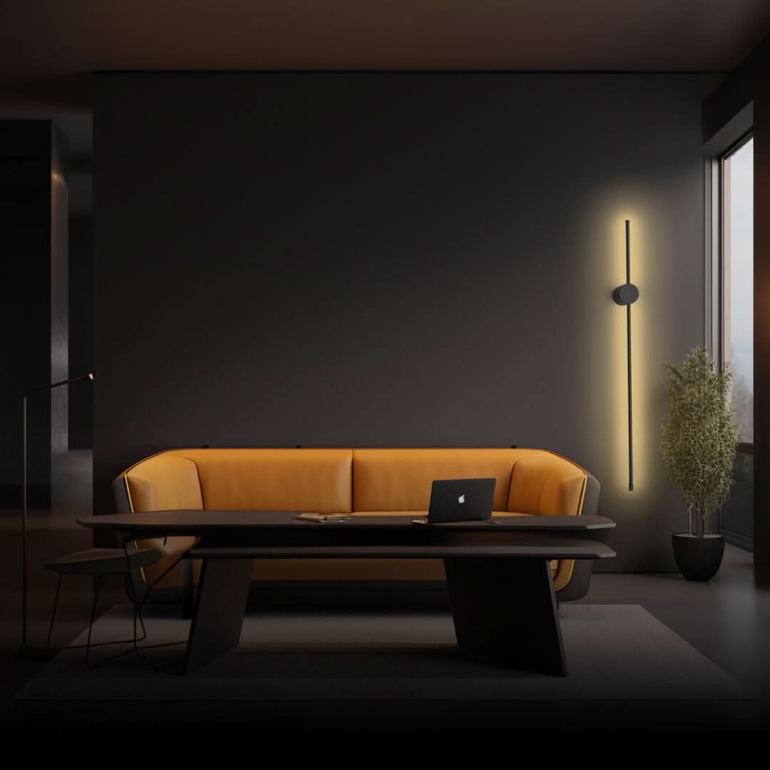 Bergen LED Wandleuchte Aus Aluminium Minimalistisches Design Dimmbare Beleuchtung Fernbedienung