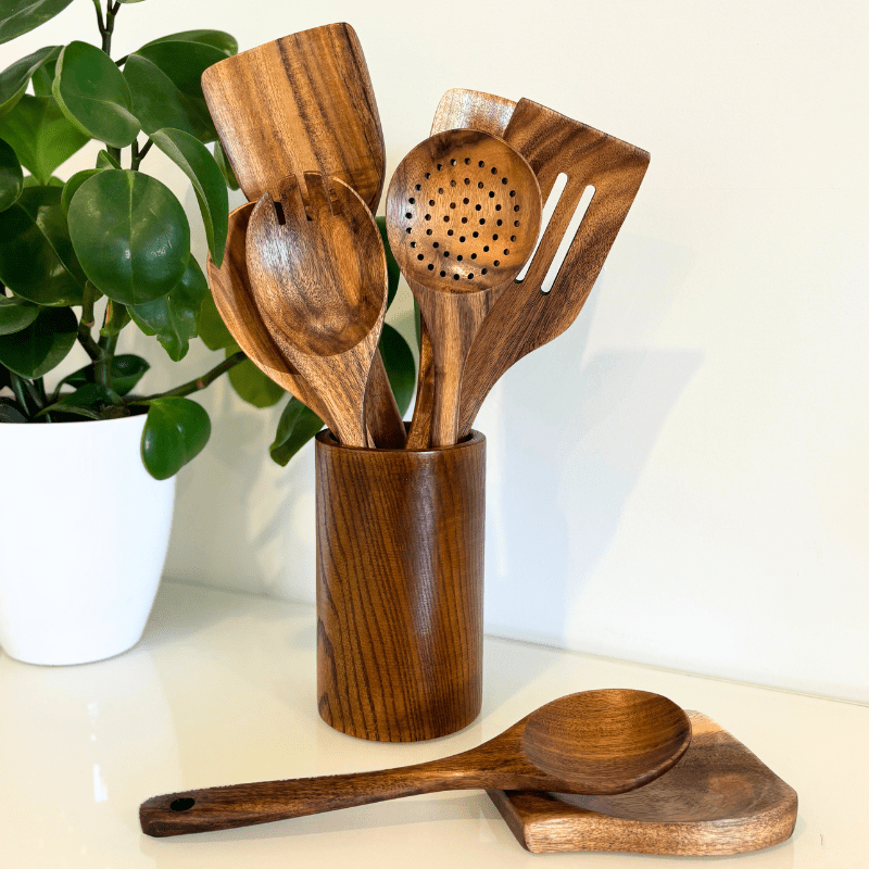 EcoTeak – Nachhaltiges Holzkochutensilien-Set-2