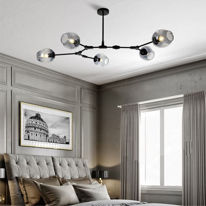 LIMA Pendelleuchte Elegante Mit Sechs Lichtaustrittsmöglichkeiten Und Verstellbarer Hängetiefe