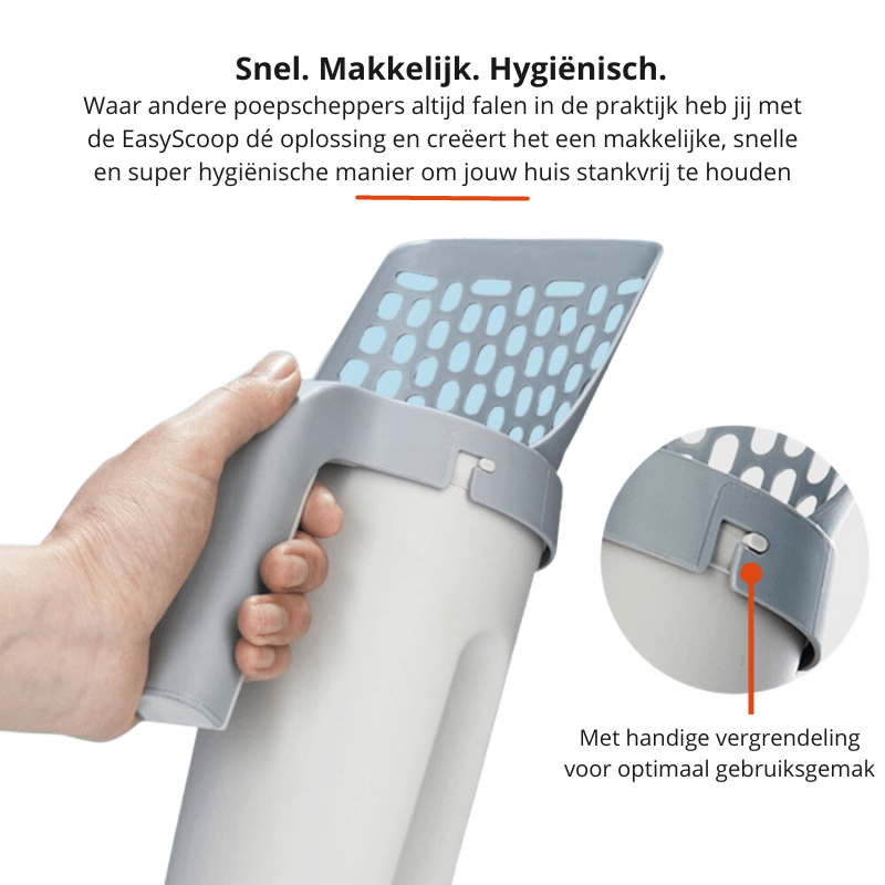 EASYSCOOP – Katzenschaufel Mit Integriertem Auffangbehälter Für Geruchsfreie Reinigung