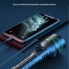 Extrem Helle und Zoombare LED-Taschenlampe mit Powerbank-Funktion für Outdoor-Abenteuer