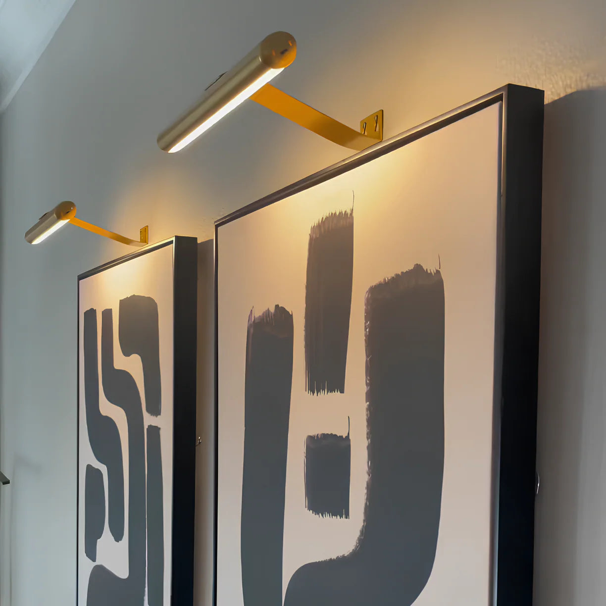 KILA Wandleuchte Kunst Beleuchtung Einstellbare Helligkeit 360 Grad Drehbares Licht