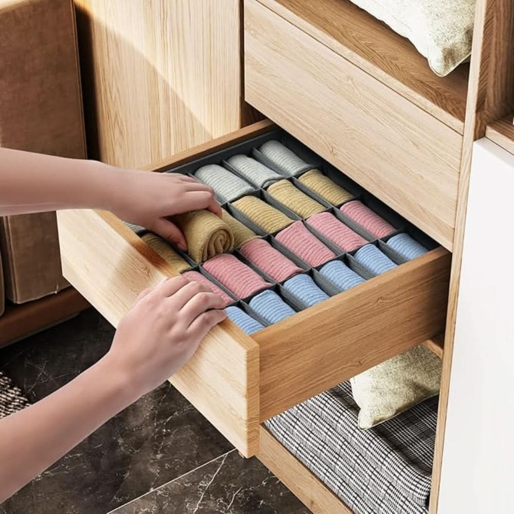 Schubladenfreund - Faltbarer Unterwäsche- und Socken-Organisator