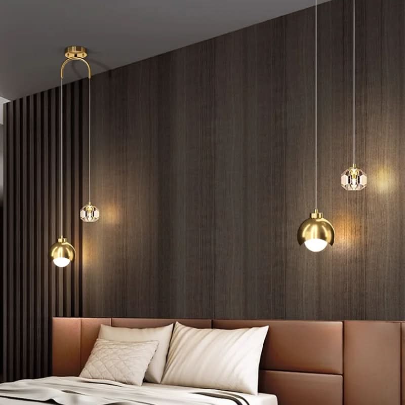 Toskana Kristall-Pendelleuchte Luxuriöse Kristallbeleuchtung Mit LED-Licht 3000K