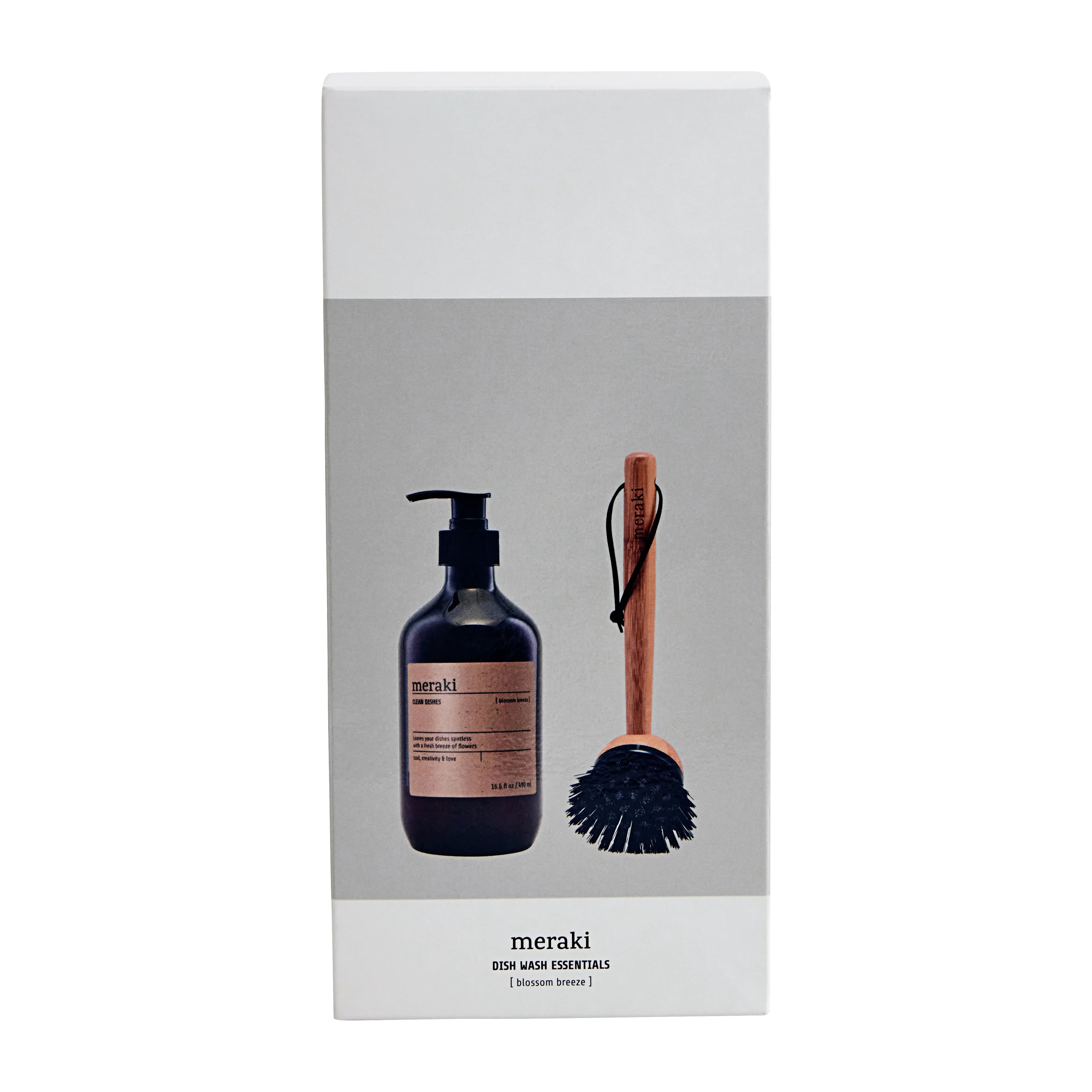 Meraki Geschenkset Spülmittel und Spülbürste, Blossom breeze